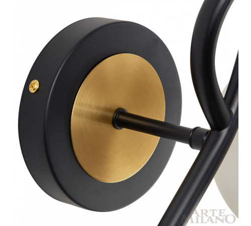 Бра Arte Milano Neapolis 273408/2B BK/GD