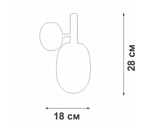 Бра Vitaluce V2554-1/1A Бра Vitaluce V2554-1/1A