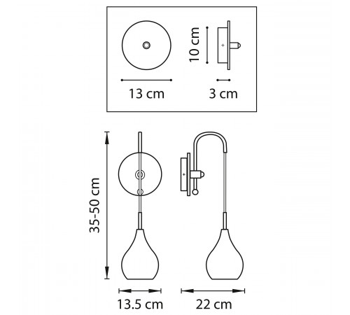 Бра Lightstar Pentola 803538 Бра Lightstar Pentola 803538