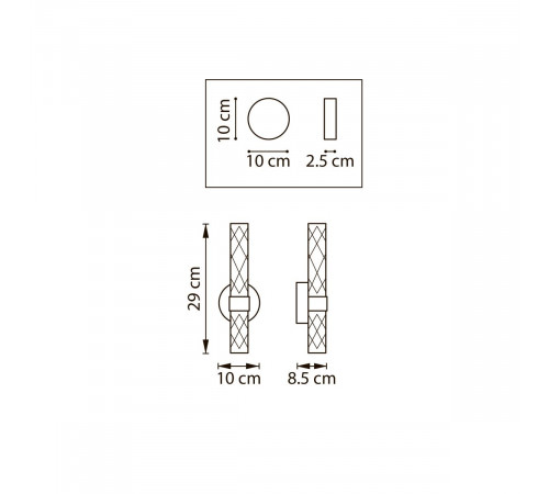Бра Lightstar Acrile 737652