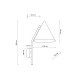 Бра TK Lighting 11088 CONO BROWN a070964