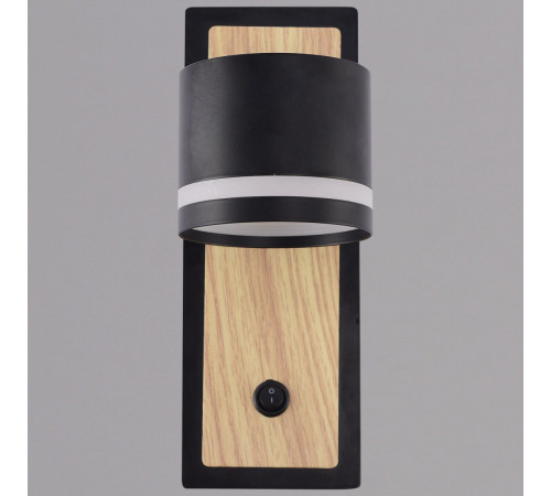 Бра Reluce 22540-0.2-01 BK+WOOD