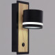 Бра Reluce 22540-0.2-01 BK+WOOD