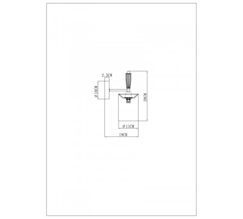 Бра Arte Lamp Waverley A4102AP-1PB Бра Arte Lamp Waverley A4102AP-1PB