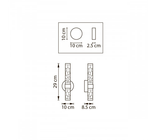 Бра Lightstar Acrile 737662
