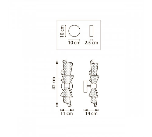 Бра Lightstar Acrile 737672