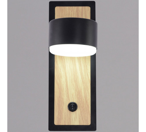 Бра Reluce 12540-0.2-01 BK+WOOD