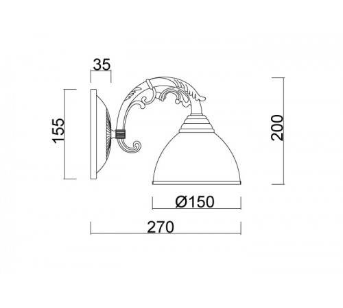 Бра Myfar Anais MR2740-1W