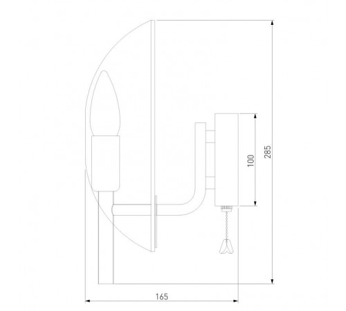 Бра Eurosvet Rocco 60135/1 латунь Бра Eurosvet Rocco 60135/1 латунь