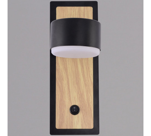 Бра Reluce 12540-0.2-01 BK+WOOD