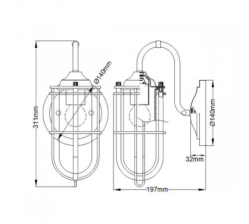 Бра Feiss QN-URBANREST1
