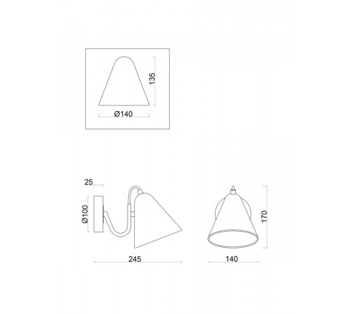 Бра Freya Falke Market FR8001WL-01WG