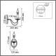 Бра Lumion Classi Incanto 8034/1W