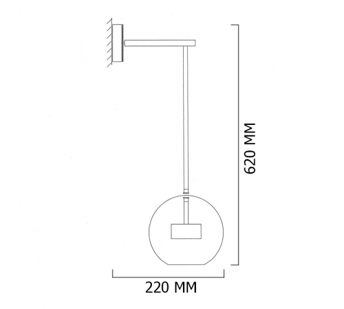 Бра светильник ImperiumLoft Bubble 345213-26