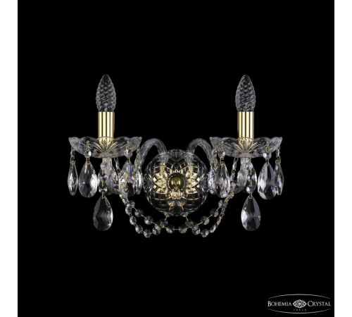 Бра Bohemia Ivele Crystal 1402B/2/160/XL G Бра Bohemia Ivele Crystal 1402B/2/160/XL G