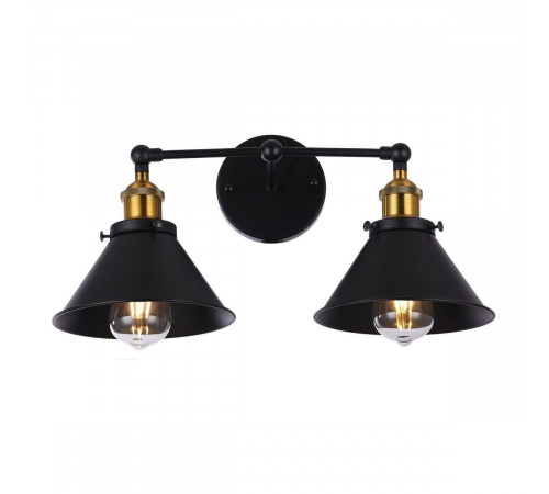 Бра Lumina Deco Gubi LDW B018-2 BK Бра Lumina Deco Gubi LDW B018-2 BK