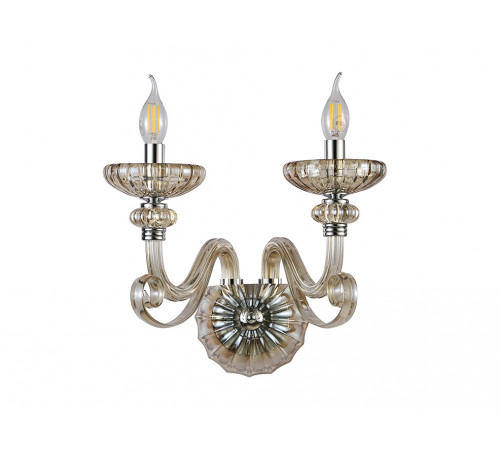 Бра Newport 8622/A chrome cognac М0071596