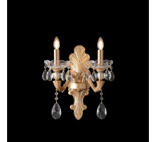 Бра Crystal Lux ELIZABETH AP2 BRASS