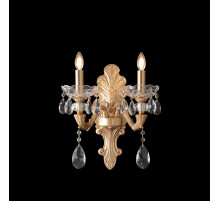 Бра Crystal Lux ELIZABETH AP2 BRASS