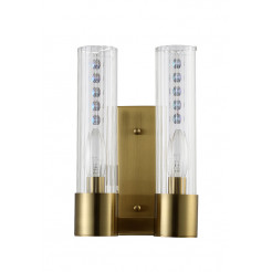 Бра Crystal Lux OTONO AP2 BRASS/TRANSPARENTE