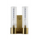 Бра Crystal Lux OTONO AP2 BRASS/TRANSPARENTE