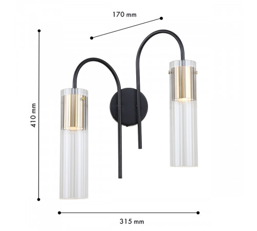 Бра F-Promo Kors 4740-2W Бра F-Promo Kors 4740-2W