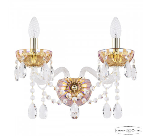 Бра Bohemia Ivele Crystal 5413B/2/165 G Shampan/M-1H Бра Bohemia Ivele Crystal 5413B/2/165 G Shampan/M-1H