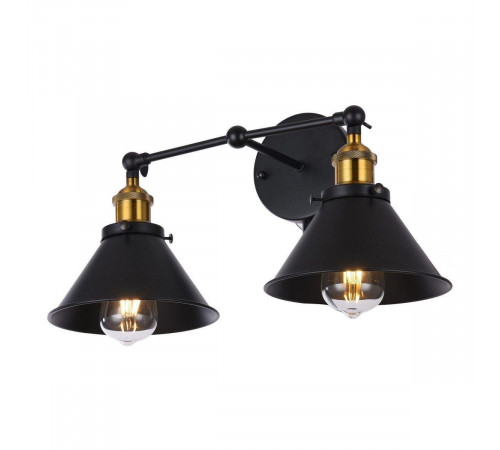 Бра Lumina Deco Gubi LDW B018-2 BK Бра Lumina Deco Gubi LDW B018-2 BK