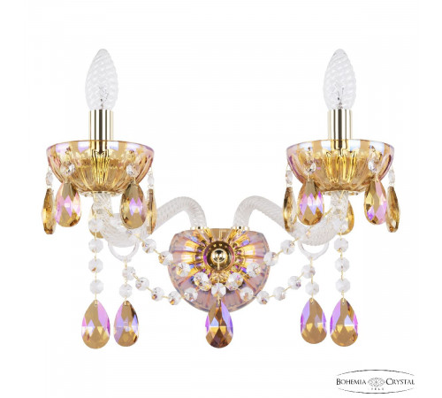 Бра Bohemia Ivele Crystal 5413B/2/165 G Shampan/M-1H K777 Бра Bohemia Ivele Crystal 5413B/2/165 G Shampan/M-1H K777