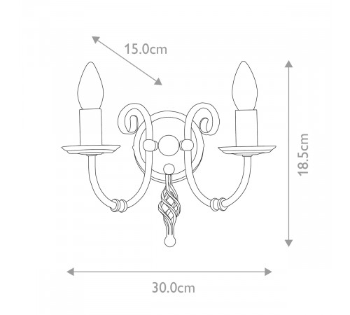 Бра Elstead Lighting ART2-AGD-BRASS