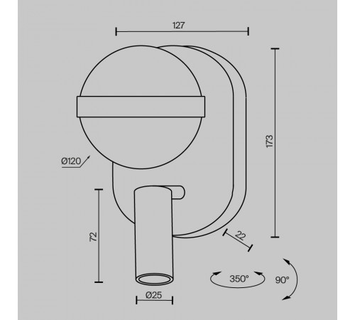 Бра Maytoni Dialogue MOD441WL-L8B3K