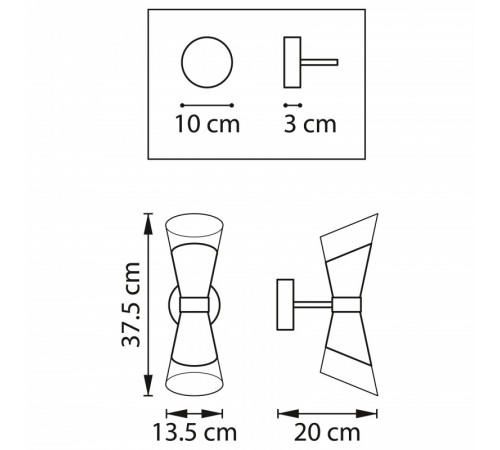 Бра Lightstar Strato 817622