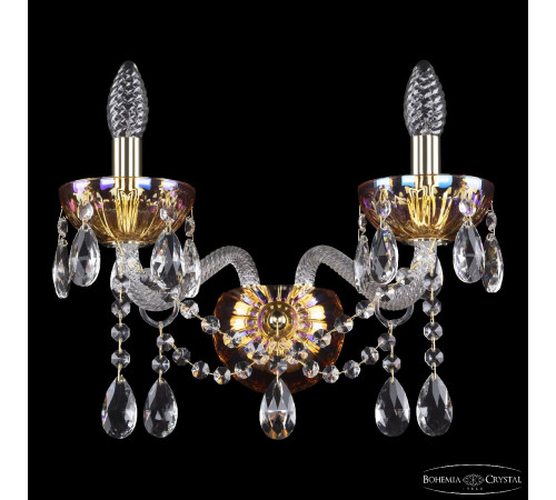 Бра Bohemia Ivele Crystal 5413B/2/165 G Shampan/M-1H Бра Bohemia Ivele Crystal 5413B/2/165 G Shampan/M-1H