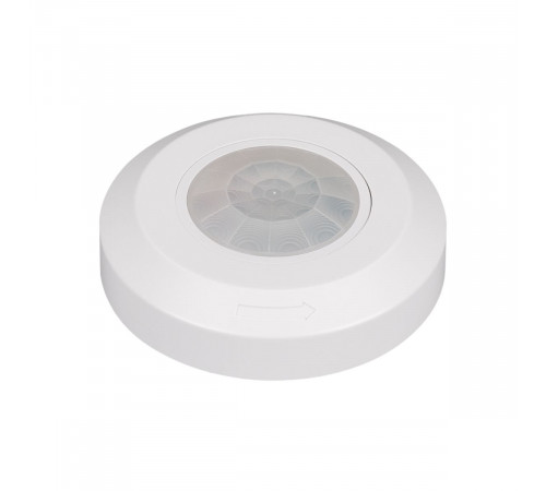 Датчик движения Arlight PRIME-PIR-SURFACE-R76-100W (белый, 230V, 0.87A, SLIM) (IP20 Пластик) 031845(2)