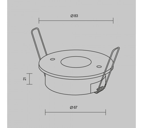 Датчик присутствия Maytoni Lighting control 727002