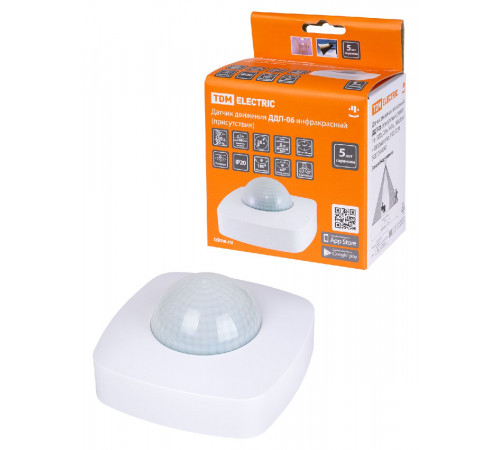 Датчик движения инфракрасный TDM Electric ДДП-06 SQ0324-0047 Датчик движения инфракрасный TDM Electric ДДП-06 SQ0324-0047