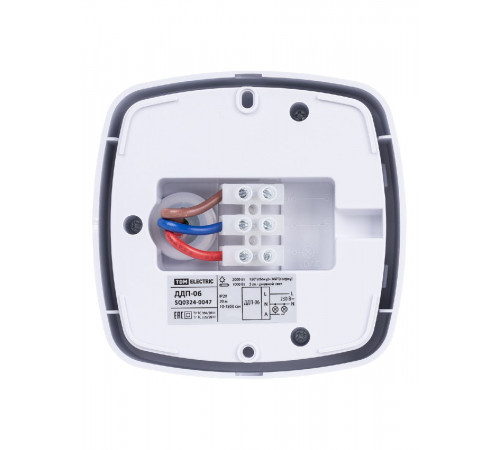 Датчик движения инфракрасный TDM Electric ДДП-06 SQ0324-0047 Датчик движения инфракрасный TDM Electric ДДП-06 SQ0324-0047