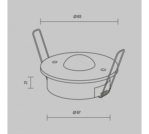 Датчики движения и освещенности Maytoni Lighting control 727001