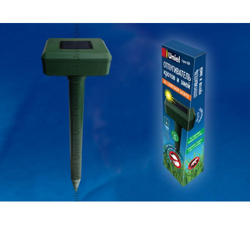 Отпугиватель кротов и змей (UL-00000852) Uniel UDR-S20 Sol Black