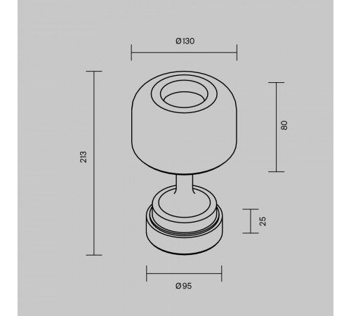 Настольная лампа с аккумулятором Maytoni Spirito MOD286RL-L3B3K