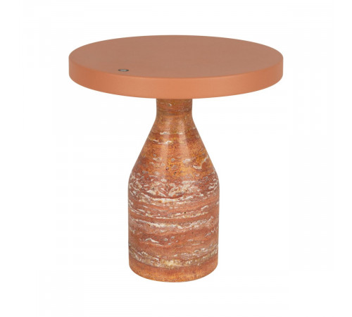 Настольная лампа Arlight SP-CROOD-TAB-R22.5x24-7W Warm3200-MIX (RD-BRG, 140 deg, 230V) (IP20, Травертин) 061732