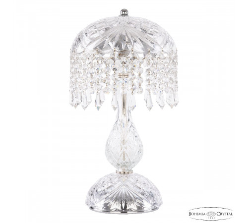 Настольная лампа Bohemia Ivele Crystal 14781L1/22 Ni Drops Настольная лампа Bohemia Ivele Crystal 14781L1/22 Ni Drops