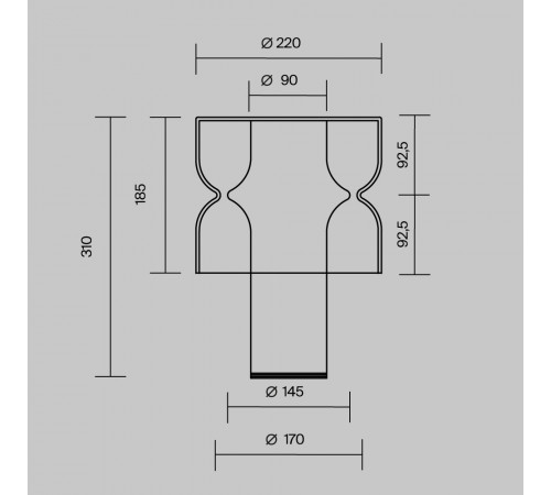 Настольная лампа Maytoni Vetro MOD485TL-L9AM3K