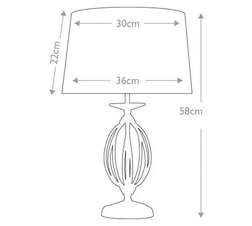 Настольная лампа Elstead Lighting AG-TL-POL-BRASS