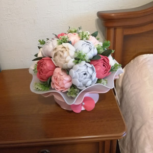 Настольная лампа Uniel ULW-R07 T/3000K/150F/A Букет Аромат нежности UL-00008120