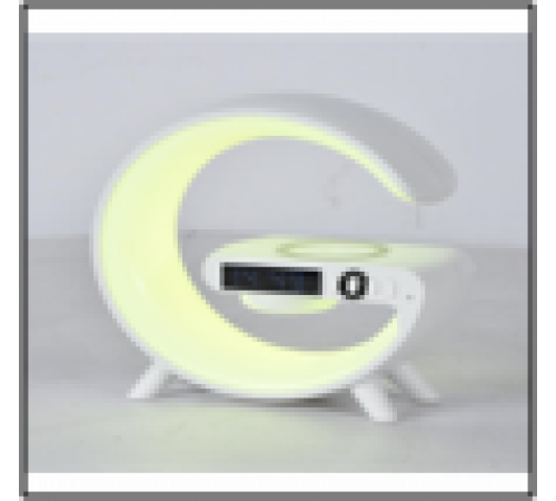 Аккумуляторная настольная лампа с часами Freya Hug FR6163RL-L3W