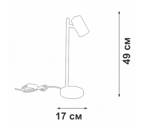Настольная лампа Vitaluce V2727-1/1L Настольная лампа Vitaluce V2727-1/1L