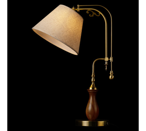 Настольная лампа Loft IT Elaine 10569T Dark wood