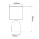 Настольная лампа Uniel UML-B305 E14 PINK UL-00012421