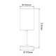Настольная лампа Uniel UML-B308 E14 BLACK/BEIGE UL-00012425
